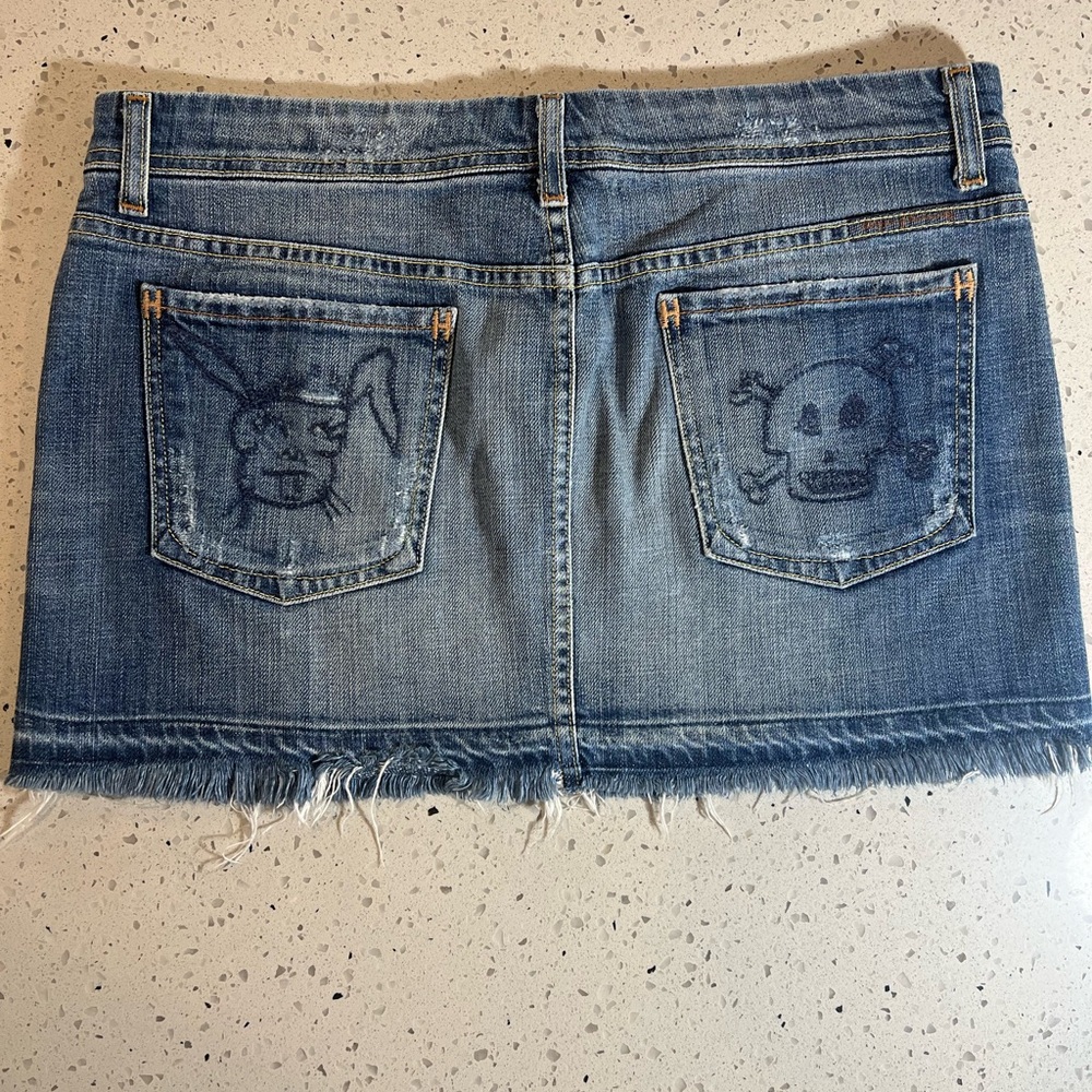 CoH Denim Mini with Skull & Bunny